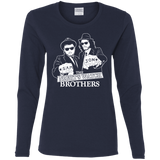 T-Shirts Navy / S Night Watch Brothers Women's Long Sleeve T-Shirt