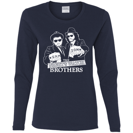 T-Shirts Navy / S Night Watch Brothers Women's Long Sleeve T-Shirt