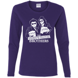 T-Shirts Purple / S Night Watch Brothers Women's Long Sleeve T-Shirt