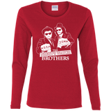 T-Shirts Red / S Night Watch Brothers Women's Long Sleeve T-Shirt