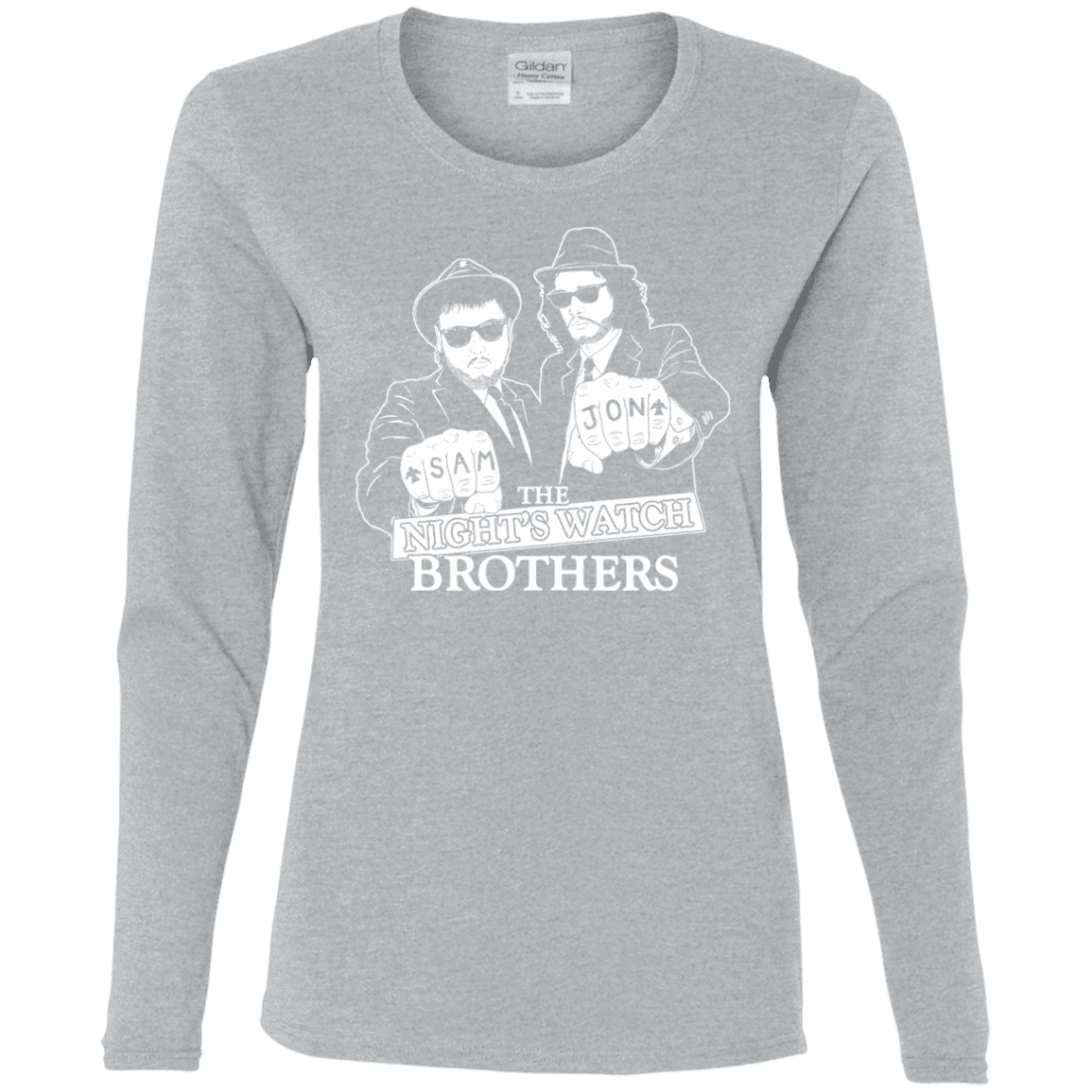 T-Shirts Sport Grey / S Night Watch Brothers Women's Long Sleeve T-Shirt