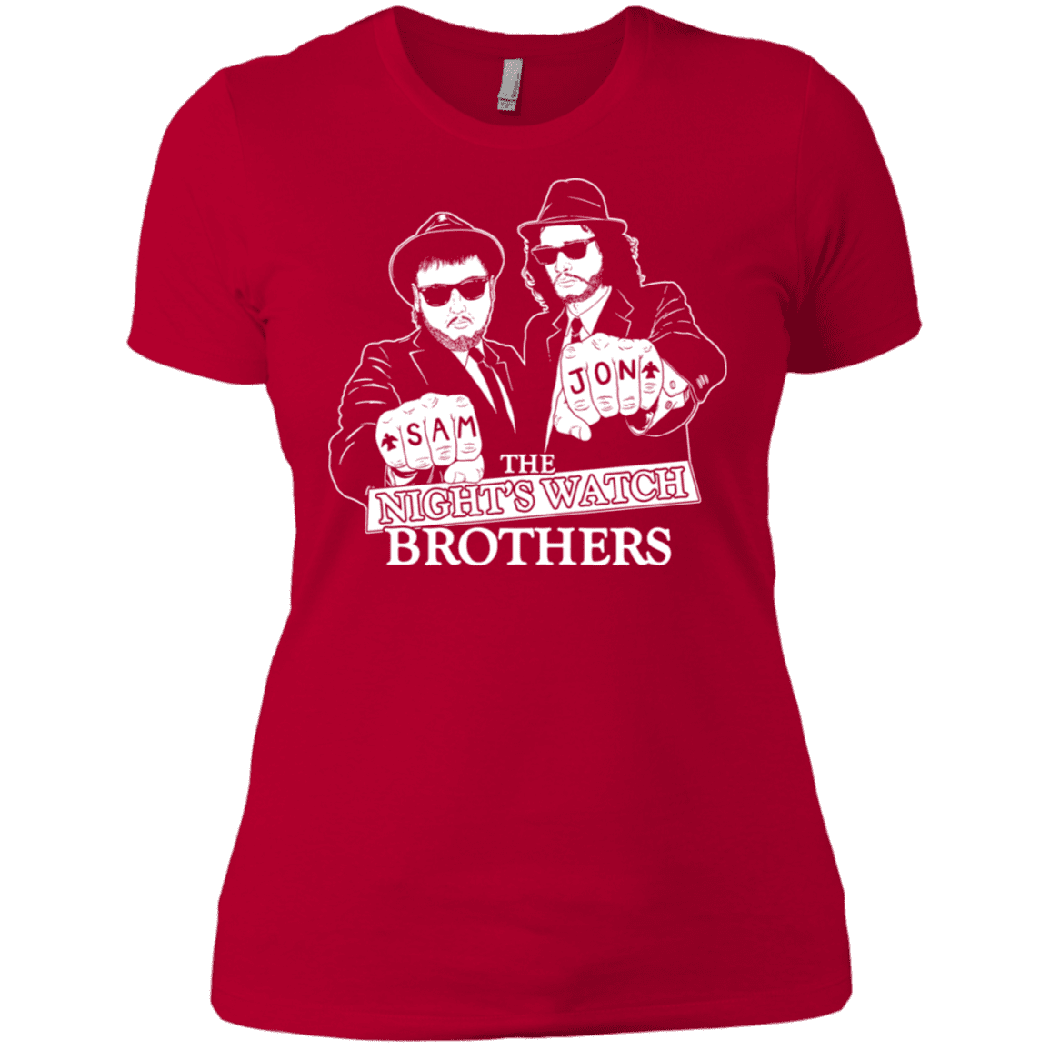 T-Shirts Red / X-Small Night Watch Brothers Women's Premium T-Shirt