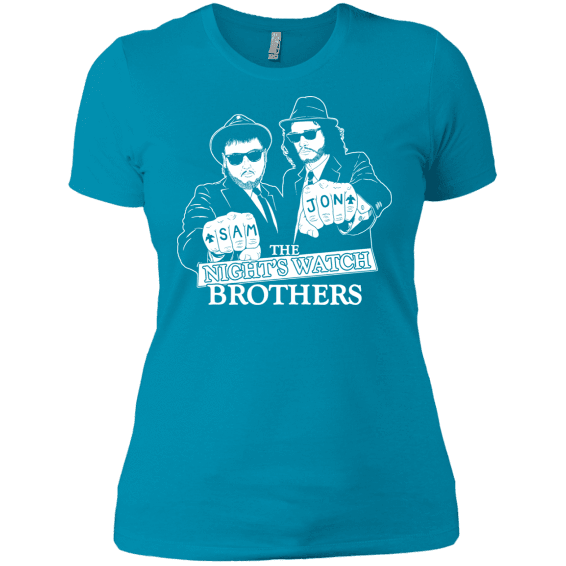T-Shirts Turquoise / X-Small Night Watch Brothers Women's Premium T-Shirt