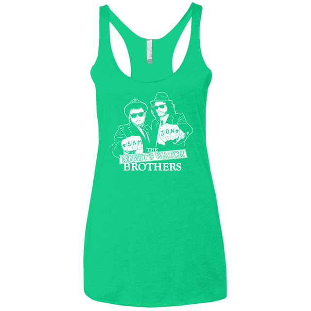 T-Shirts Envy / X-Small Night Watch Brothers Women's Triblend Racerback Tank