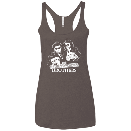 T-Shirts Macchiato / X-Small Night Watch Brothers Women's Triblend Racerback Tank