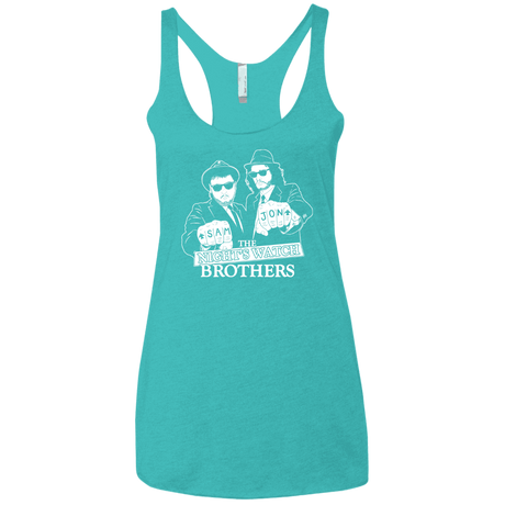T-Shirts Tahiti Blue / X-Small Night Watch Brothers Women's Triblend Racerback Tank