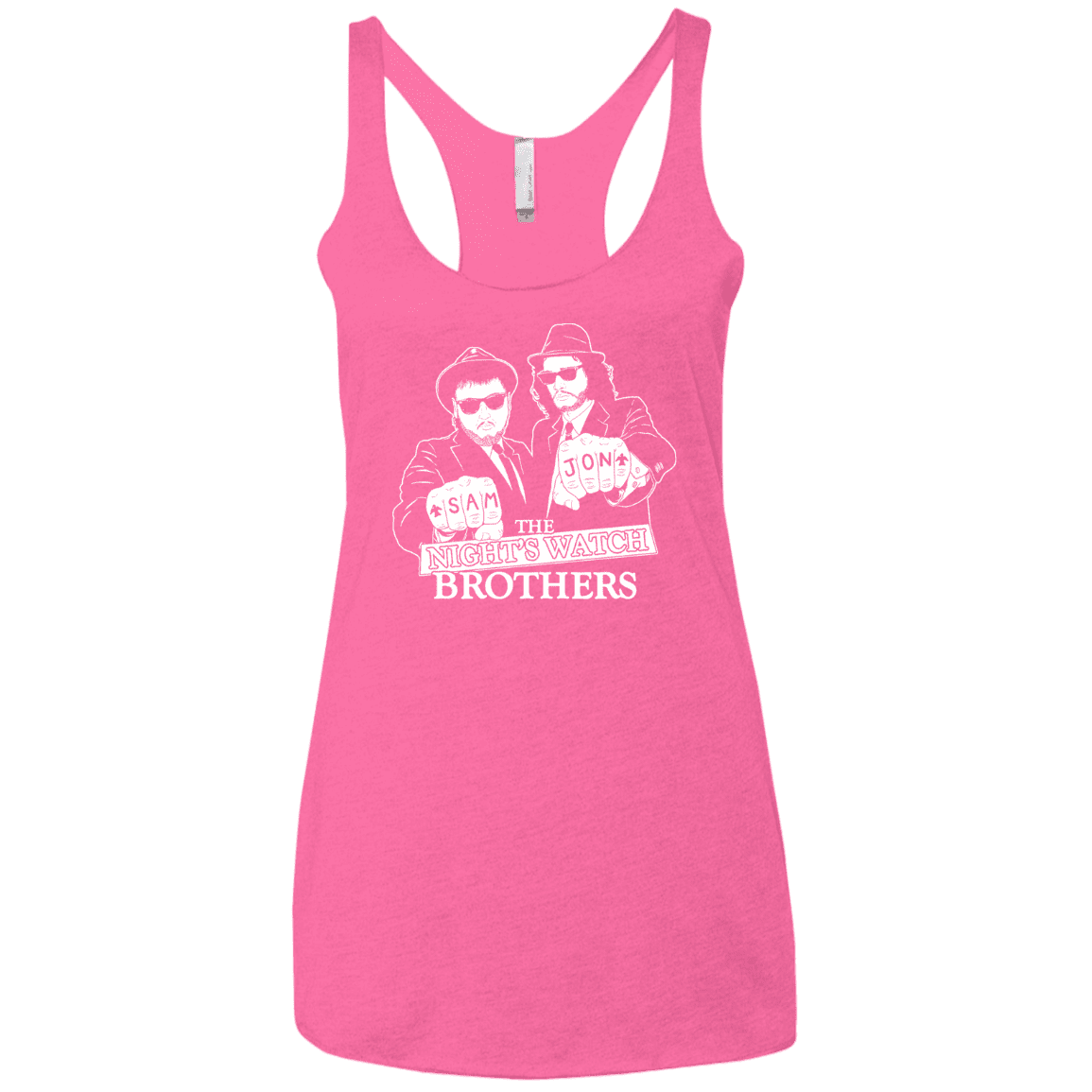 T-Shirts Vintage Pink / X-Small Night Watch Brothers Women's Triblend Racerback Tank