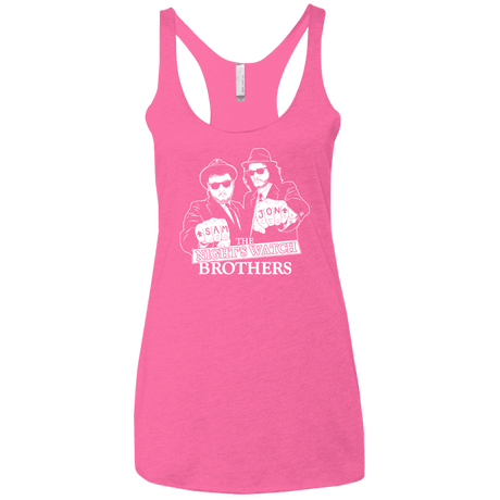 T-Shirts Vintage Pink / X-Small Night Watch Brothers Women's Triblend Racerback Tank