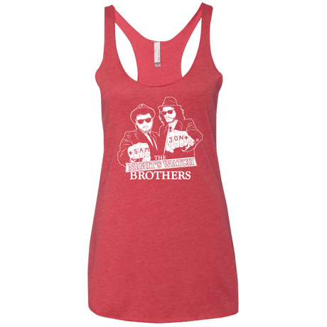 T-Shirts Vintage Red / X-Small Night Watch Brothers Women's Triblend Racerback Tank