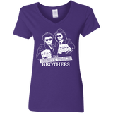 T-Shirts Purple / S Night Watch Brothers Women's V-Neck T-Shirt