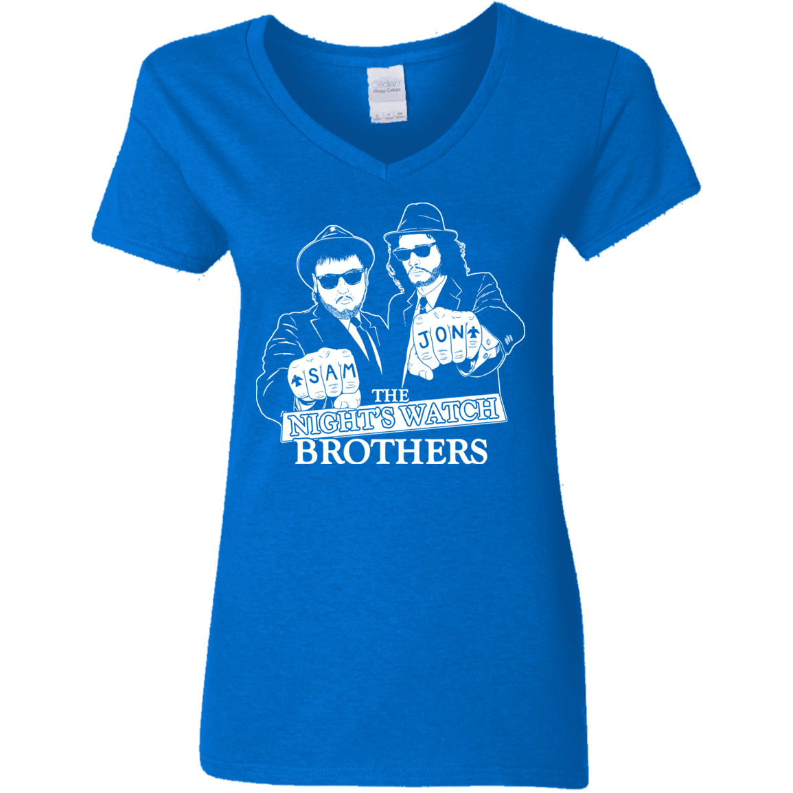 T-Shirts Royal / S Night Watch Brothers Women's V-Neck T-Shirt