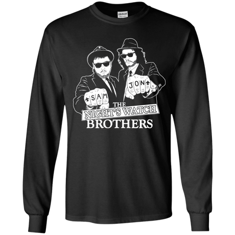 T-Shirts Black / YS Night Watch Brothers Youth Long Sleeve T-Shirt