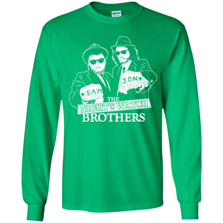 T-Shirts Irish Green / YS Night Watch Brothers Youth Long Sleeve T-Shirt