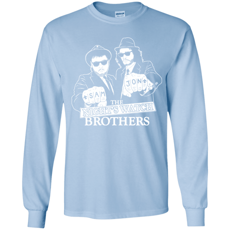 T-Shirts Light Blue / YS Night Watch Brothers Youth Long Sleeve T-Shirt