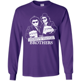 T-Shirts Purple / YS Night Watch Brothers Youth Long Sleeve T-Shirt