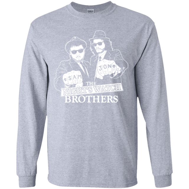 T-Shirts Sport Grey / YS Night Watch Brothers Youth Long Sleeve T-Shirt