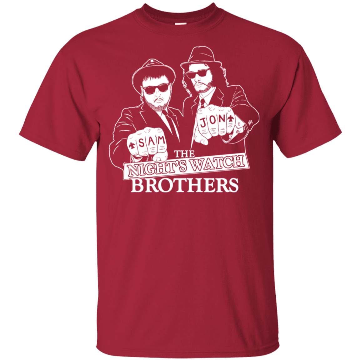 T-Shirts Cardinal / YXS Night Watch Brothers Youth T-Shirt