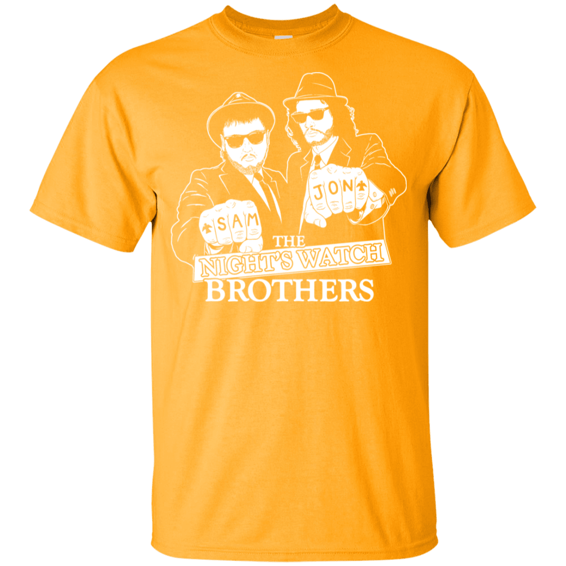 T-Shirts Gold / YXS Night Watch Brothers Youth T-Shirt