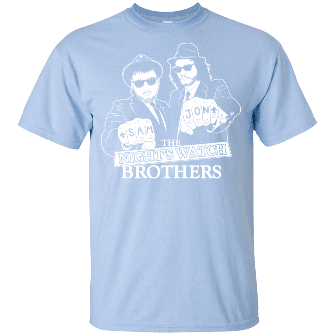 T-Shirts Light Blue / YXS Night Watch Brothers Youth T-Shirt