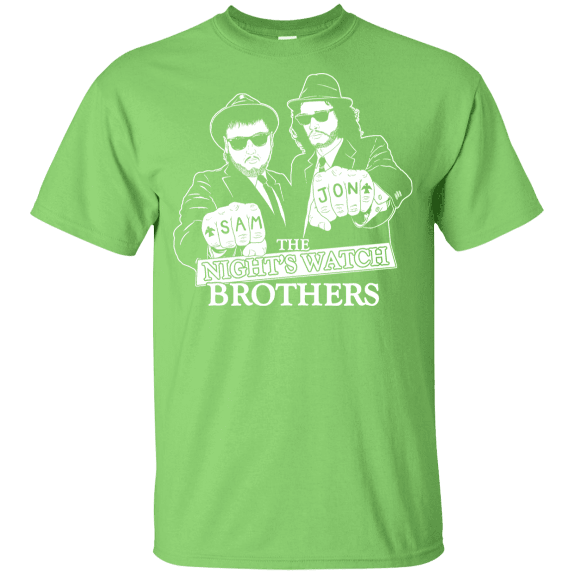 T-Shirts Lime / YXS Night Watch Brothers Youth T-Shirt