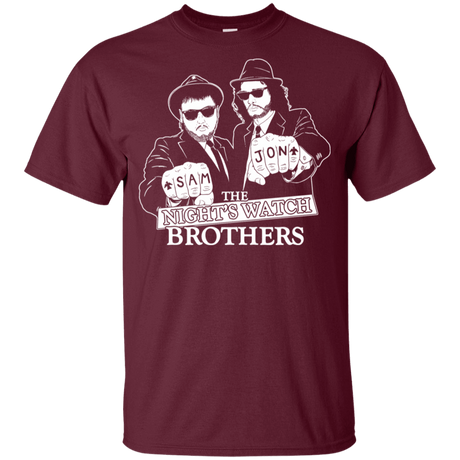 T-Shirts Maroon / YXS Night Watch Brothers Youth T-Shirt