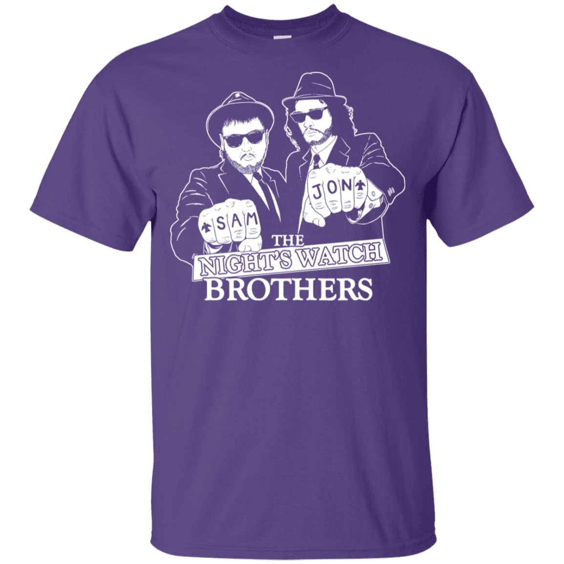 T-Shirts Purple / YXS Night Watch Brothers Youth T-Shirt