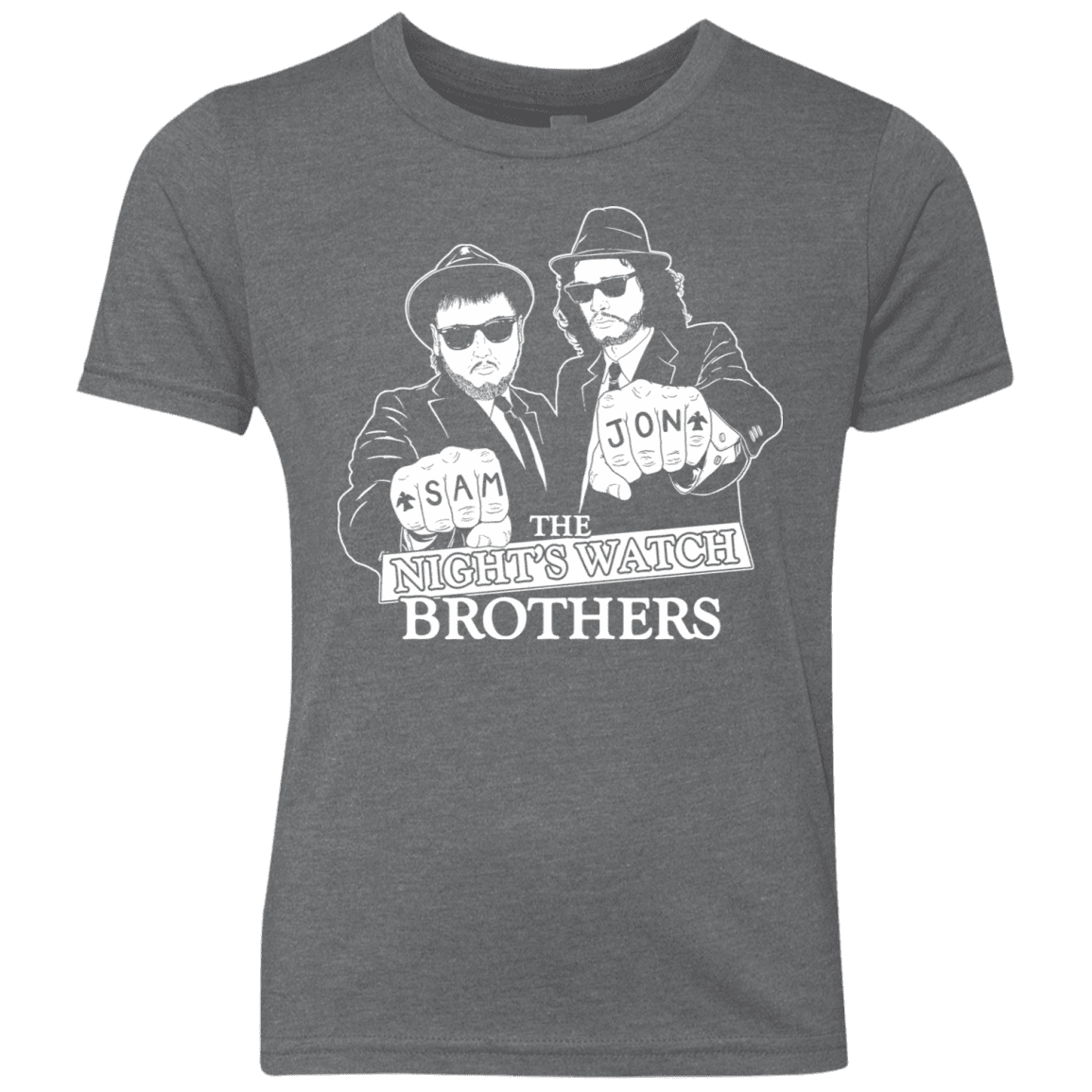 T-Shirts Premium Heather / YXS Night Watch Brothers Youth Triblend T-Shirt