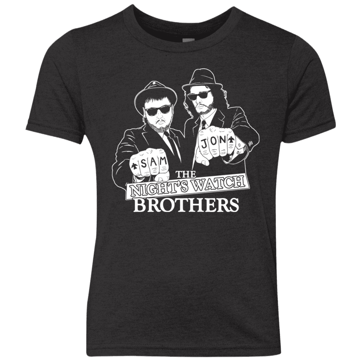 T-Shirts Vintage Black / YXS Night Watch Brothers Youth Triblend T-Shirt