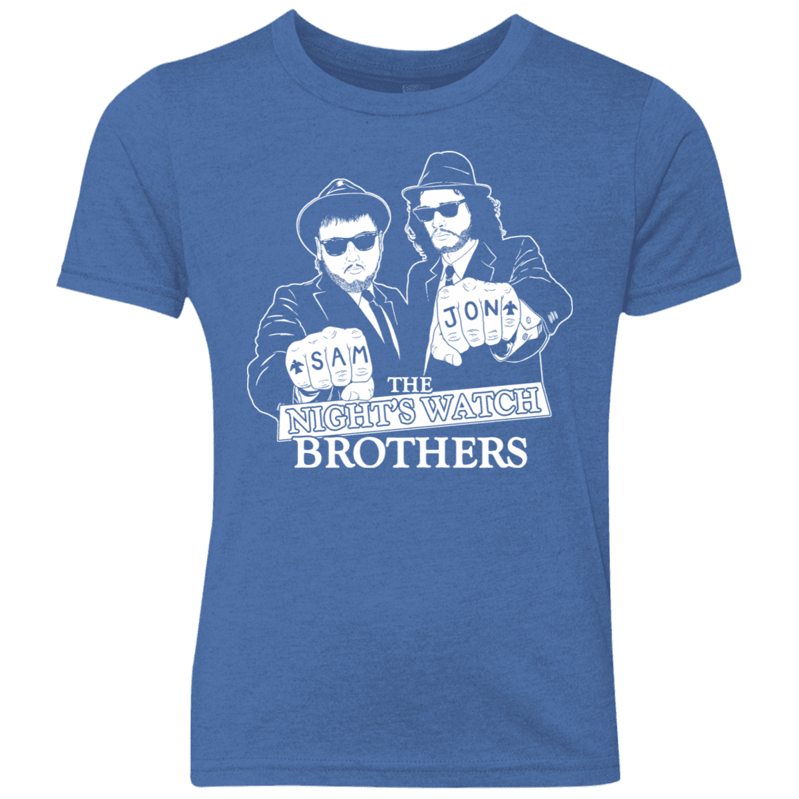 T-Shirts Vintage Royal / YXS Night Watch Brothers Youth Triblend T-Shirt
