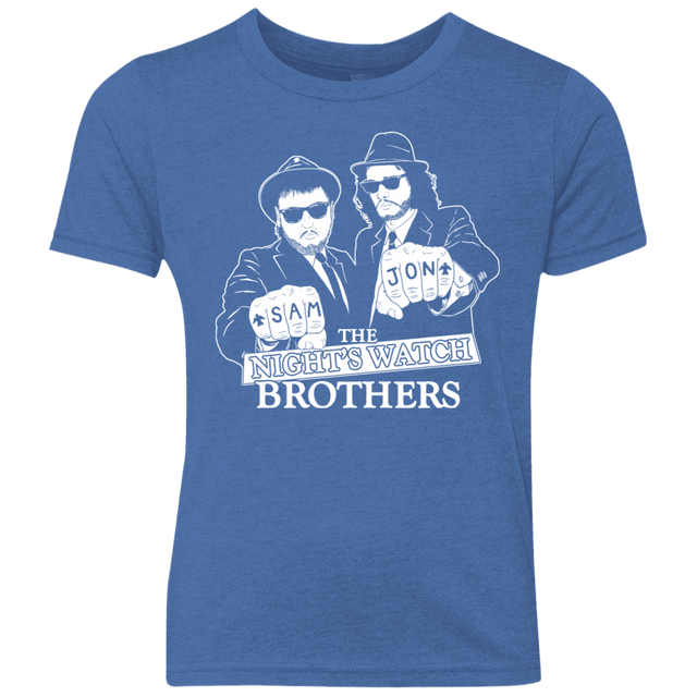 T-Shirts Vintage Royal / YXS Night Watch Brothers Youth Triblend T-Shirt