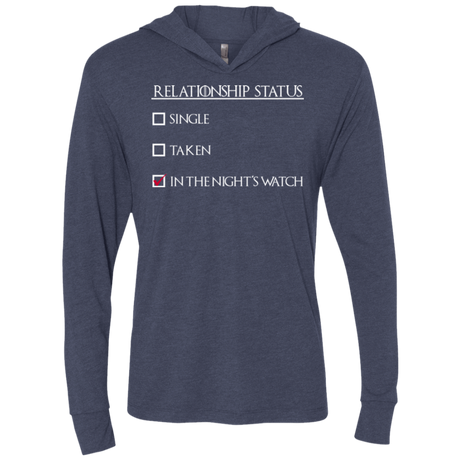 T-Shirts Vintage Navy / X-Small Night watchs Triblend Long Sleeve Hoodie Tee