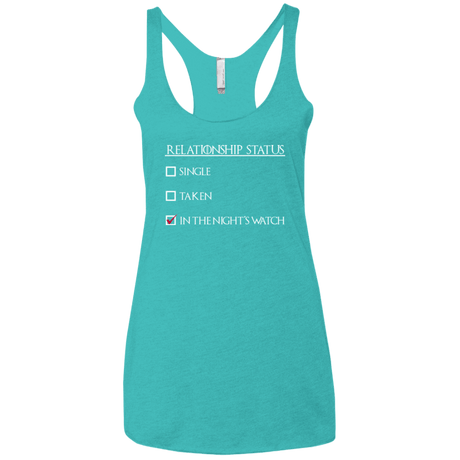 T-Shirts Tahiti Blue / X-Small Night watchs Women's Triblend Racerback Tank