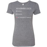 T-Shirts Premium Heather / Small Night watchs Women's Triblend T-Shirt