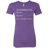 T-Shirts Purple Rush / Small Night watchs Women's Triblend T-Shirt