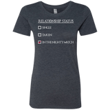 T-Shirts Vintage Navy / Small Night watchs Women's Triblend T-Shirt