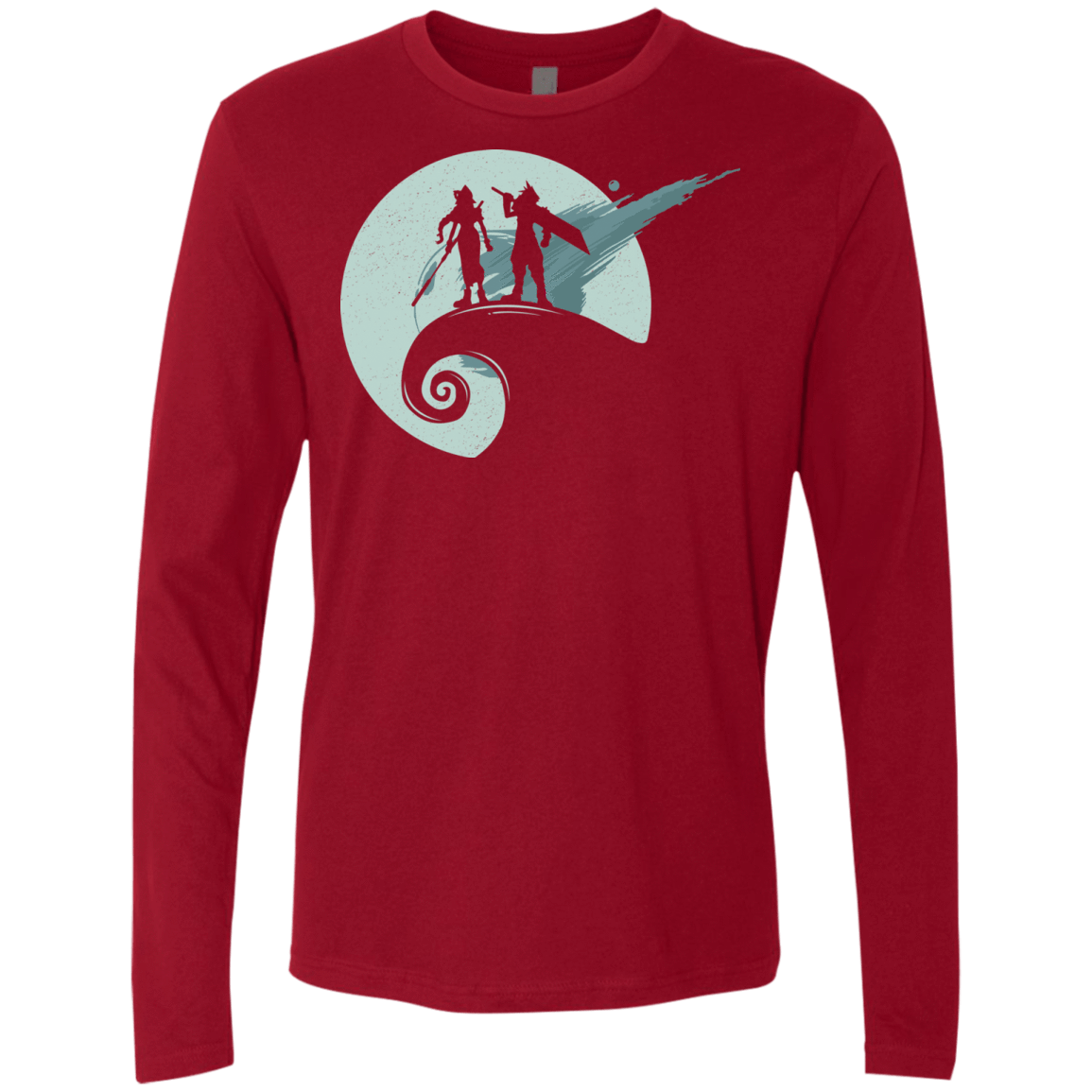 T-Shirts Cardinal / Small Nightmare Before Fantasy Men's Premium Long Sleeve