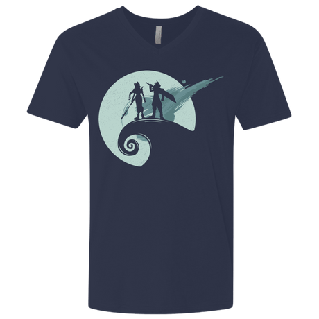 T-Shirts Midnight Navy / X-Small Nightmare Before Fantasy Men's Premium V-Neck