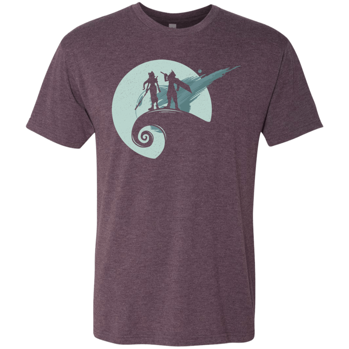 T-Shirts Vintage Purple / Small Nightmare Before Fantasy Men's Triblend T-Shirt