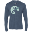 T-Shirts Indigo / X-Small Nightmare Before Fantasy Triblend Long Sleeve Hoodie Tee