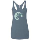 T-Shirts Indigo / X-Small Nightmare Before Fantasy Women's Triblend Racerback Tank