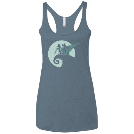 T-Shirts Indigo / X-Small Nightmare Before Fantasy Women's Triblend Racerback Tank