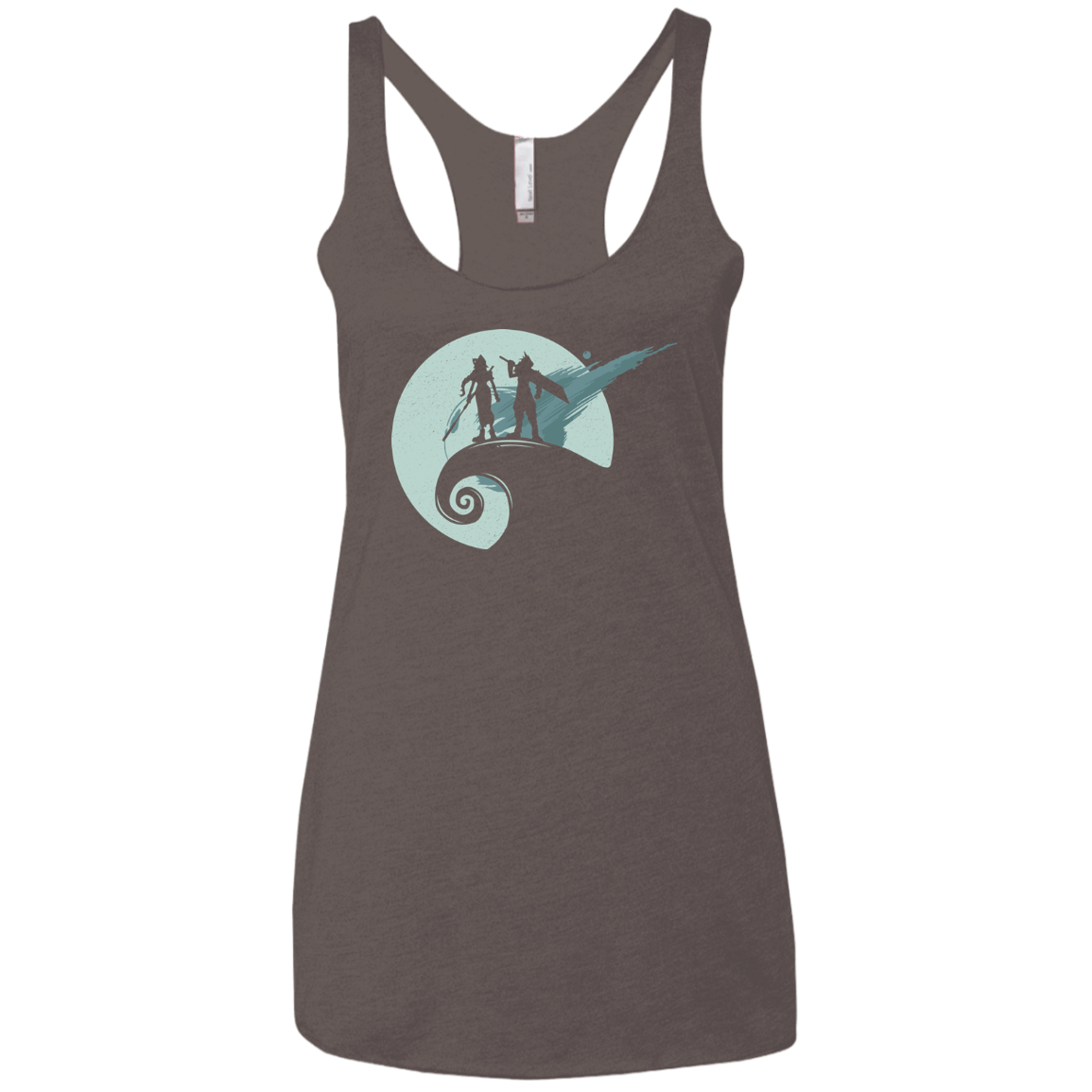 T-Shirts Macchiato / X-Small Nightmare Before Fantasy Women's Triblend Racerback Tank