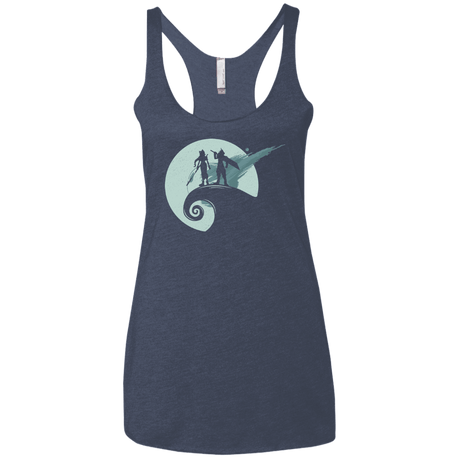 T-Shirts Vintage Navy / X-Small Nightmare Before Fantasy Women's Triblend Racerback Tank