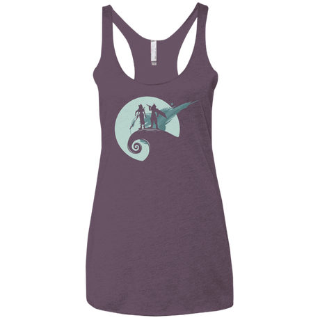 T-Shirts Vintage Purple / X-Small Nightmare Before Fantasy Women's Triblend Racerback Tank
