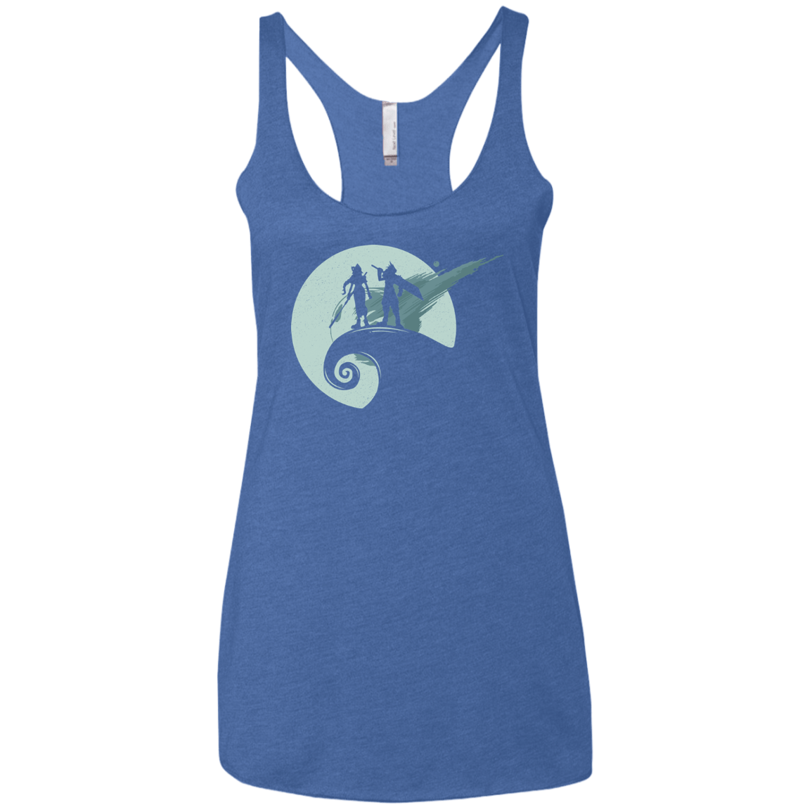 T-Shirts Vintage Royal / X-Small Nightmare Before Fantasy Women's Triblend Racerback Tank