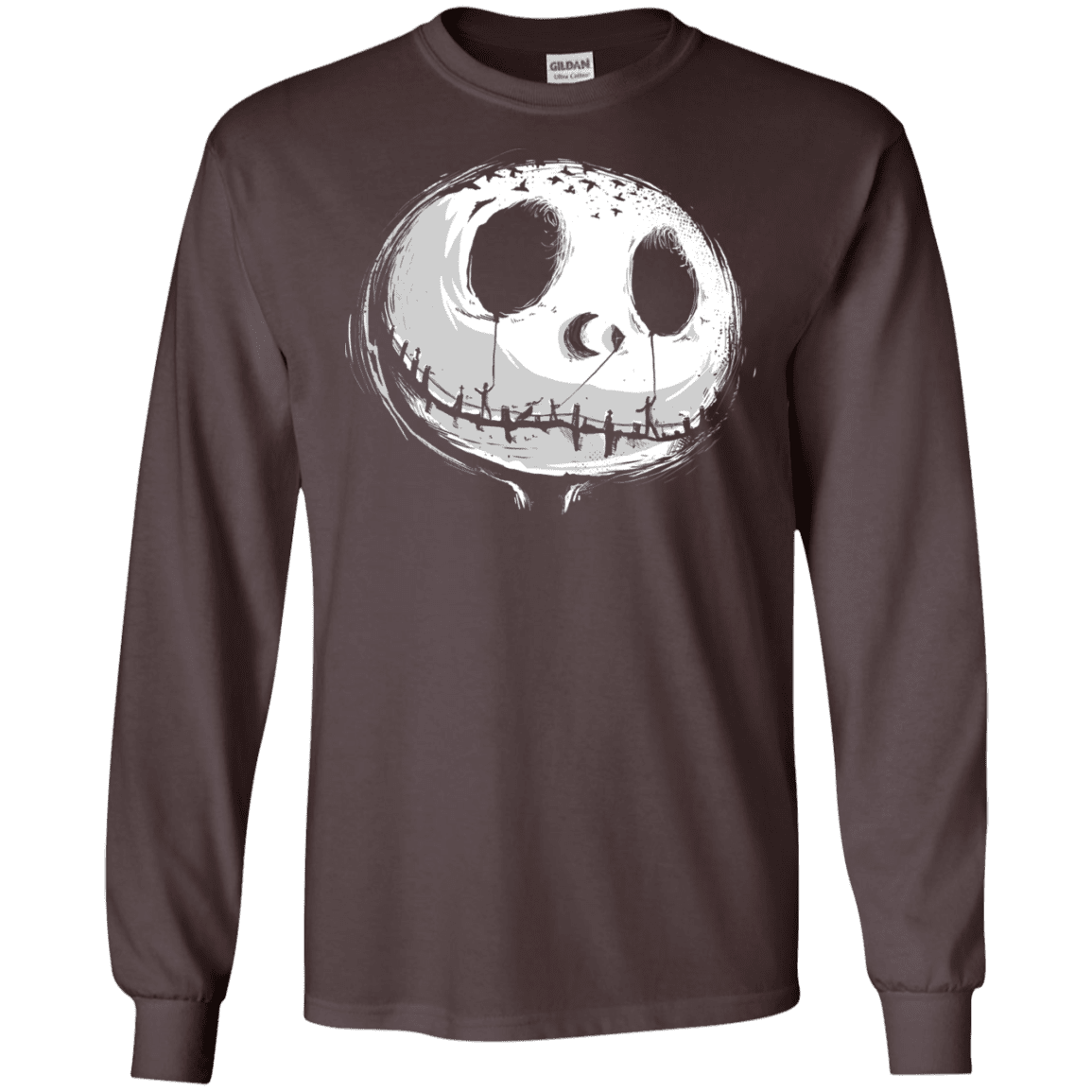 T-Shirts Dark Chocolate / S Nightmare Men's Long Sleeve T-Shirt