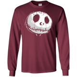 T-Shirts Maroon / S Nightmare Men's Long Sleeve T-Shirt