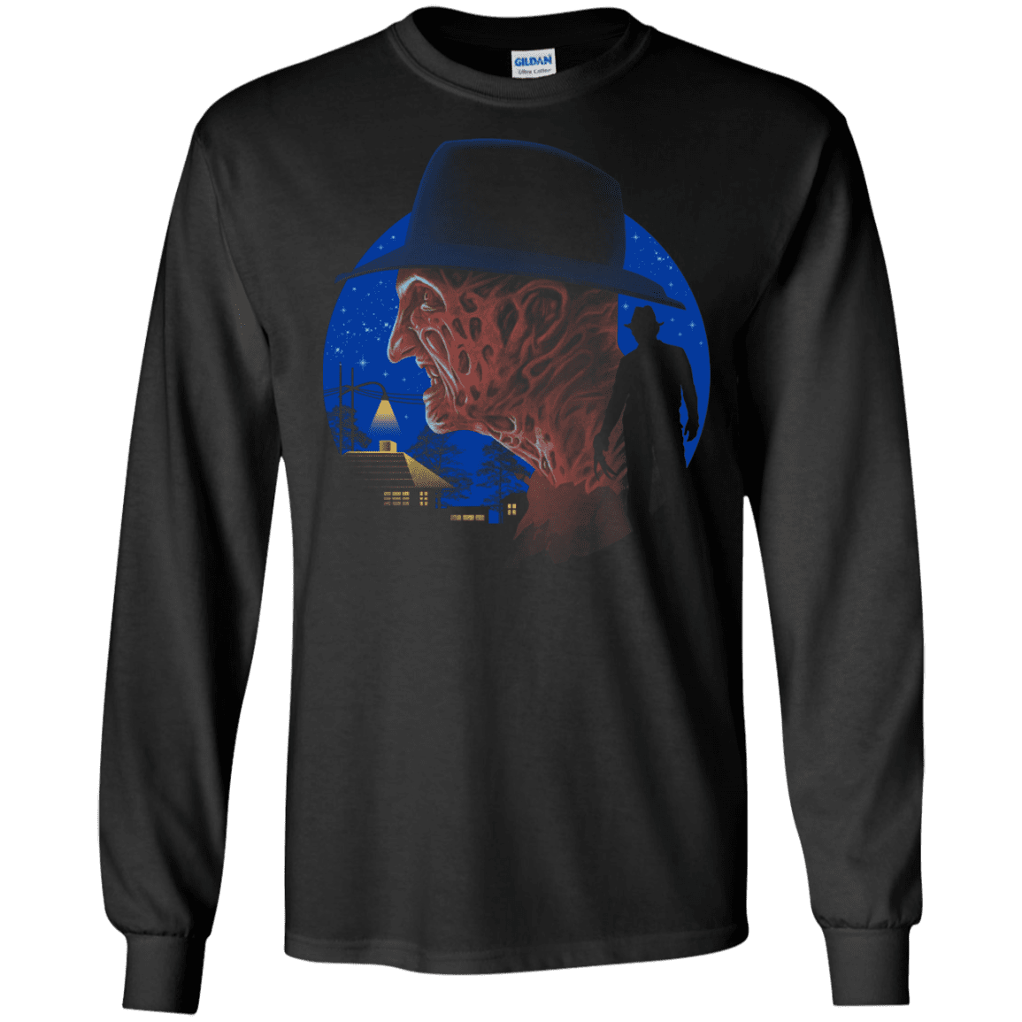 T-Shirts Black / S Nightmare of Death Men's Long Sleeve T-Shirt