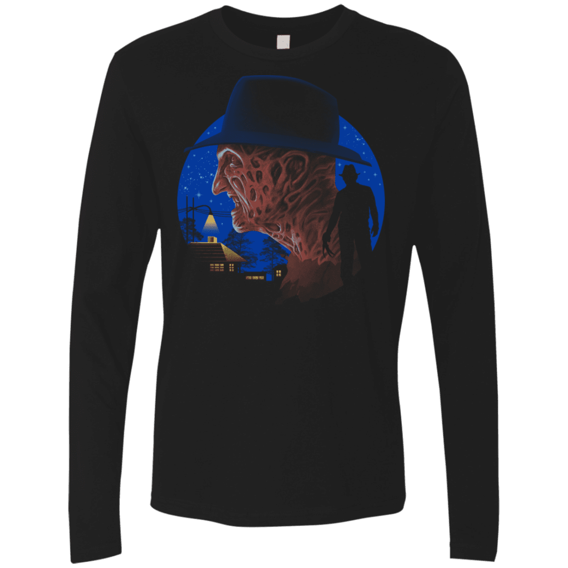 T-Shirts Black / S Nightmare of Death Men's Premium Long Sleeve