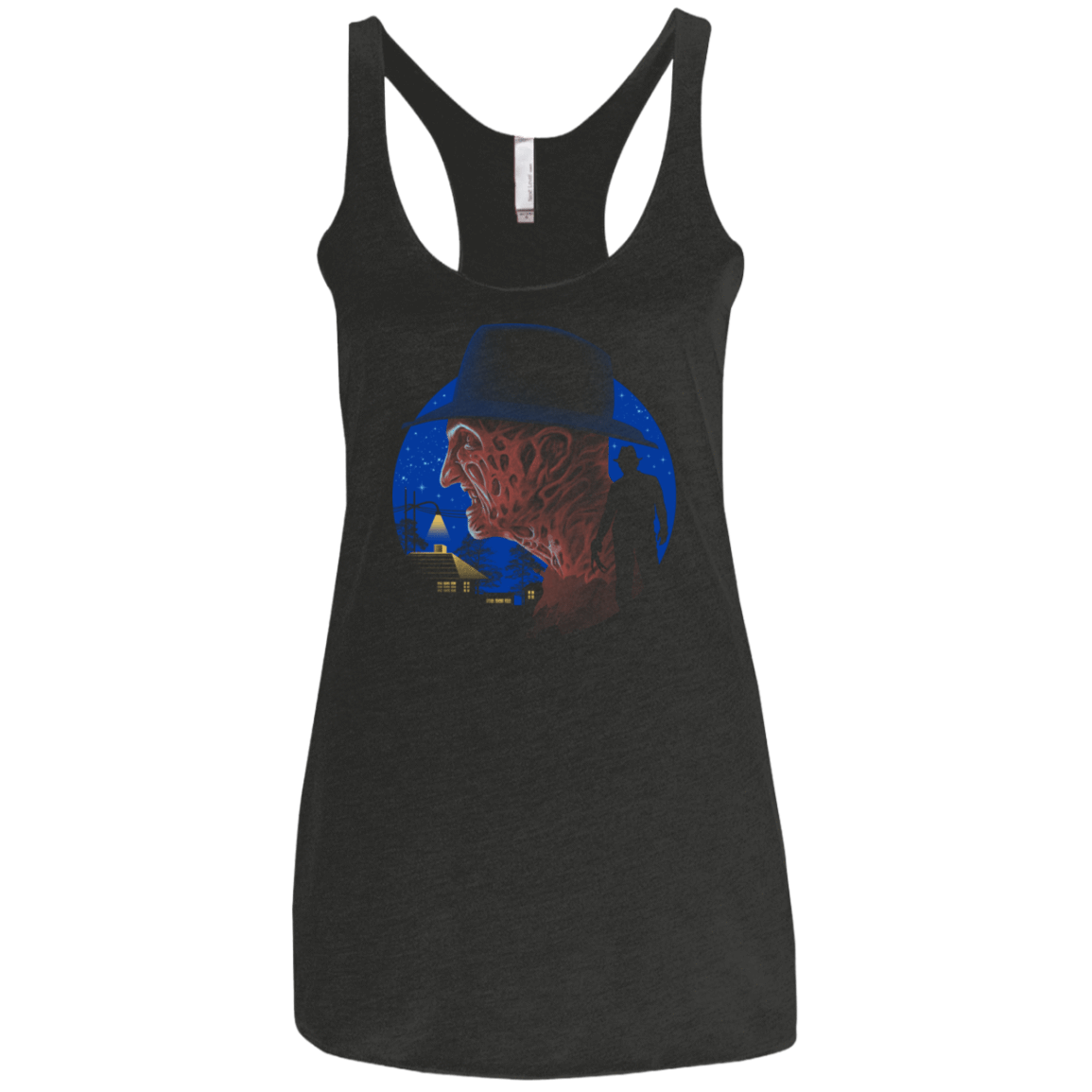 T-Shirts Vintage Black / X-Small Nightmare of Death Women's Triblend Racerback Tank